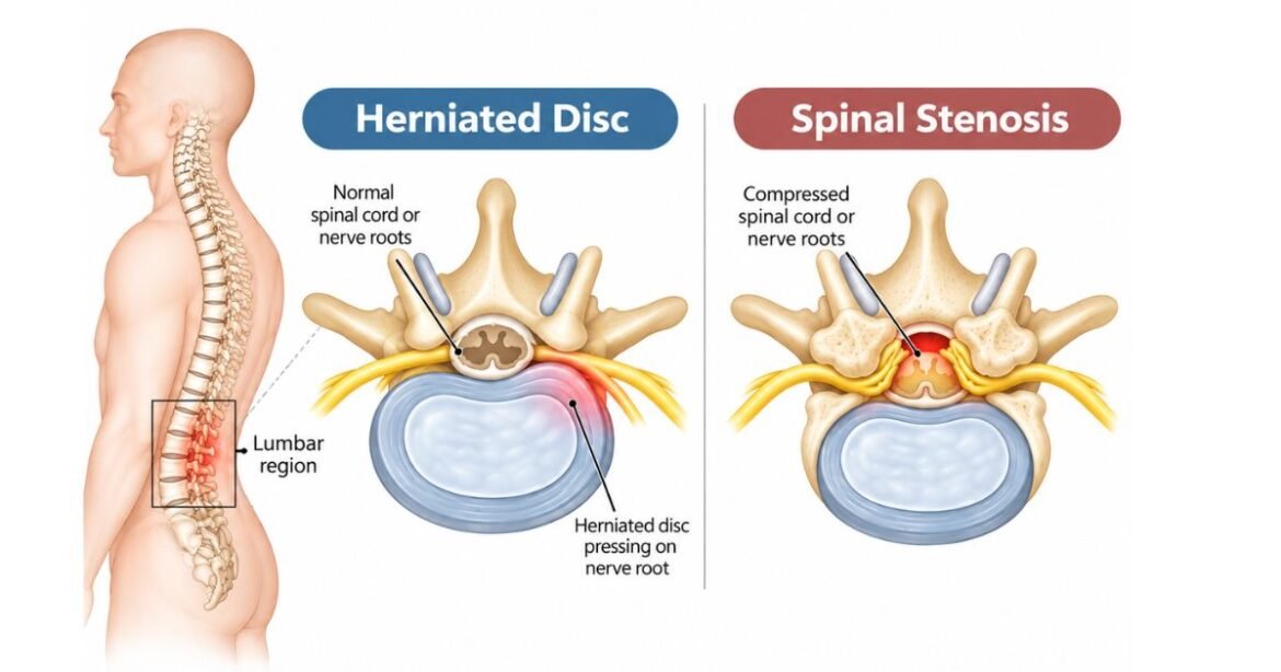 Herniated Disc vs Spinal Stenosis